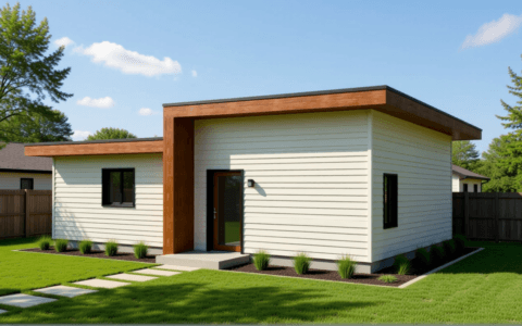 Conceptual Net Zero ADU / Garden Suite